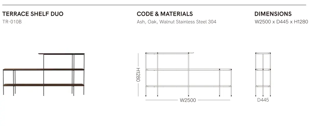 ภาพสเปกต้นฉบับ รหัส วัสดุ ขนาด และแบบเส้นของ TR-010B