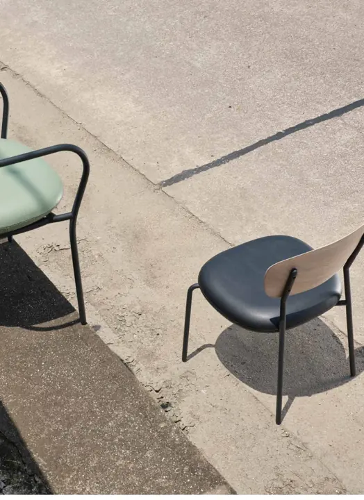 Overhead view of seating from the TRAIL collection by Knights Craft