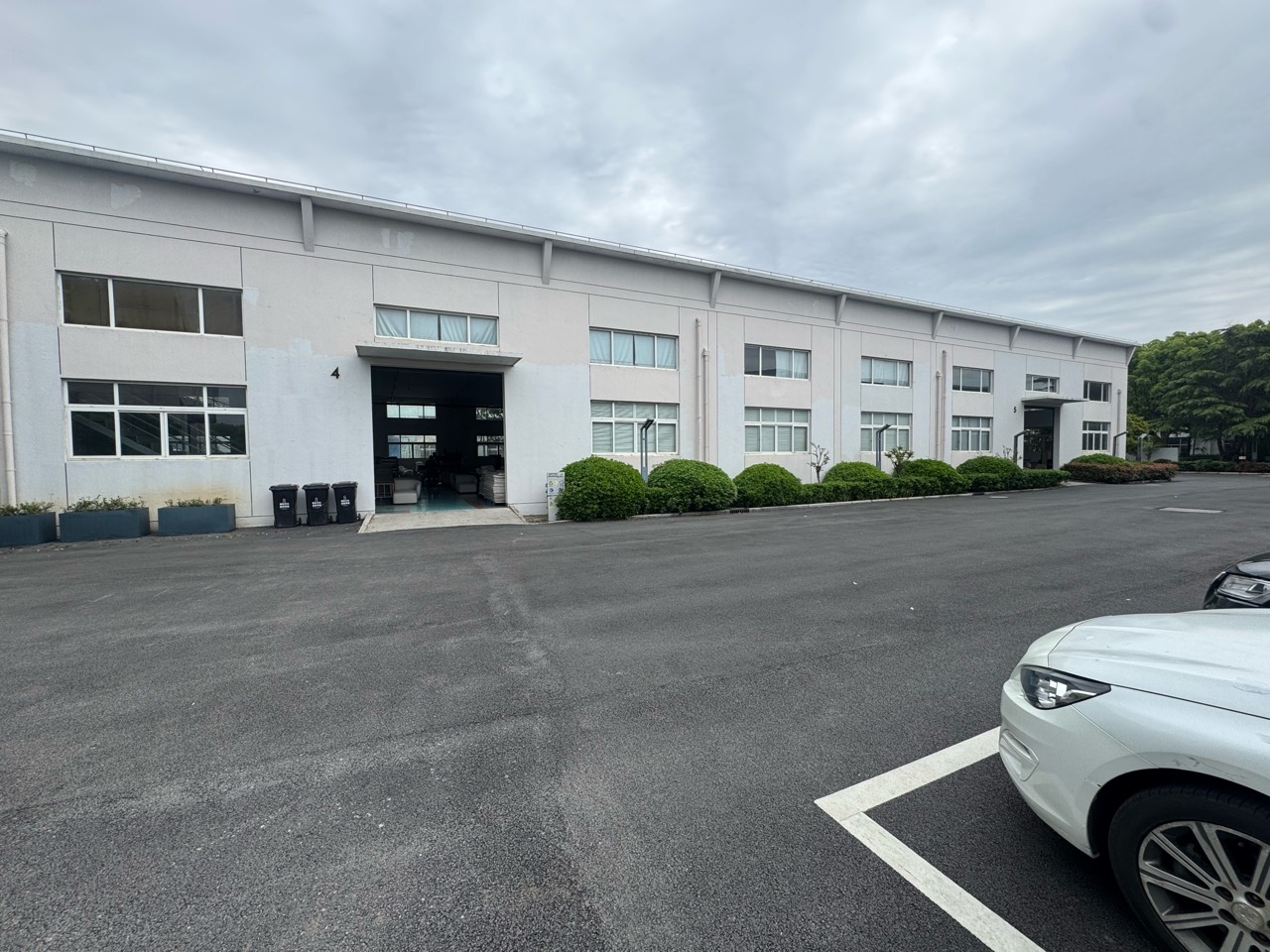 The exterior of the premises visited by the team